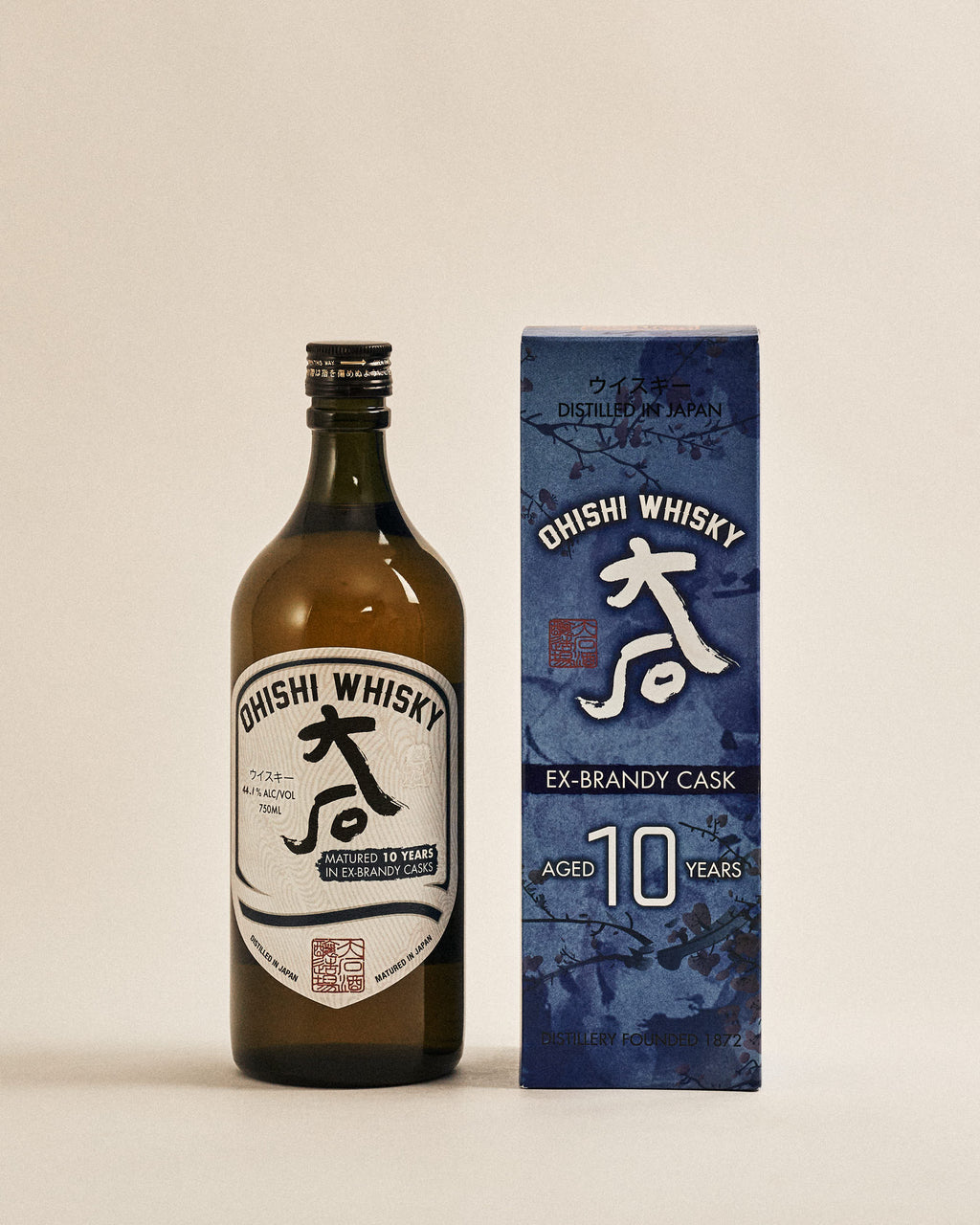 Ohishi 'Brandy Cask 10 Year' Rice Whiskey Folkways