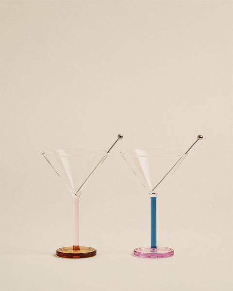 Dizzy Cocktail Glasses by Sophie Lou Jacobsen – Folkways