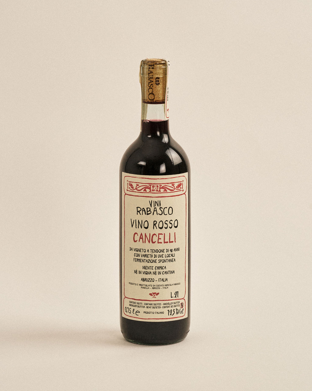 Rabasco 'Cancelli' Abruzzo Rosso 2024 – Folkways