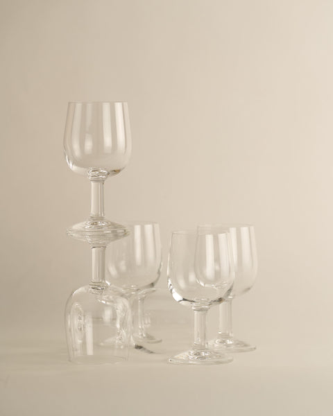 Short Wine Glasses Set of 6  Folkways