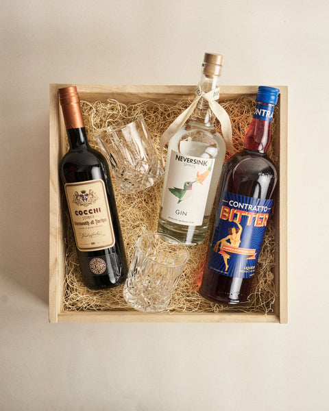 The Negroni Master Gift Basket | Gifts for Home Bartenders – Folkways