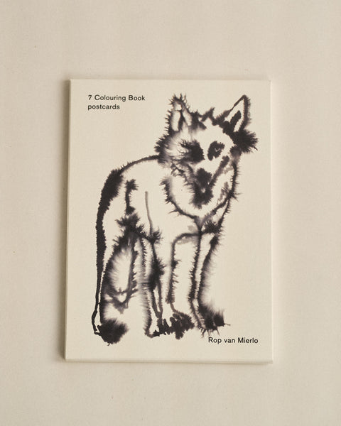 Rop van Mierlo- 7 Colouring Book postcards – Folkways