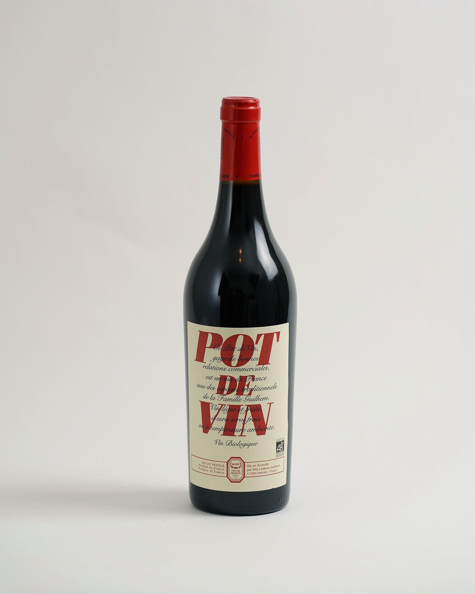 Château Guilhem Rouge 'Pot de Vin' 2020 - Folkways