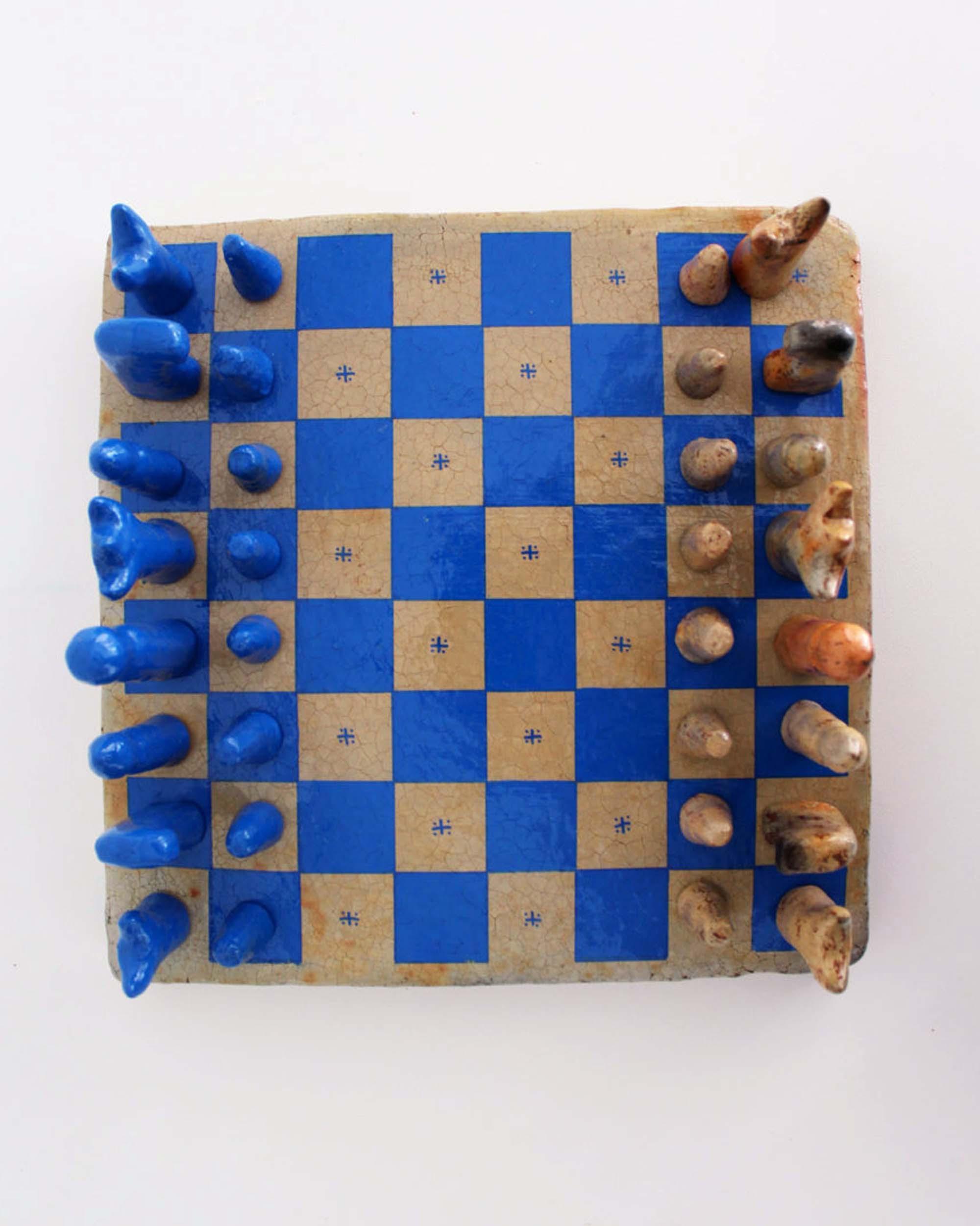 Chich-bich Ceramic Chess Board