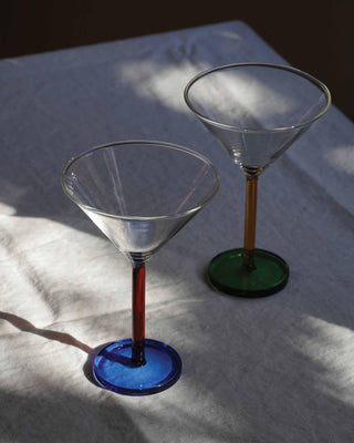 Blue Note Cocktail Glasses by Sophie Lou Jacobsen - Folkways